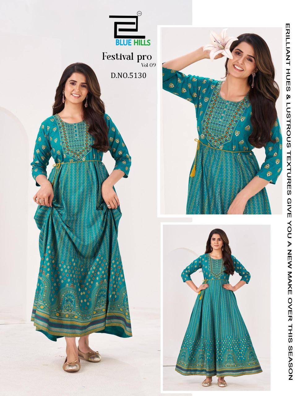 Blue hills festival pro vol.9 Kurti dealers in Hyderabad